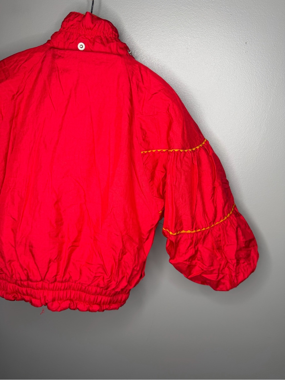 Carters Outerwear Vintage 90s Nylon Aztec Embroidered Puffer Coat - Picture 9 of 11